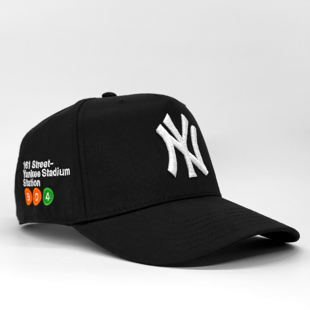 NY Yankees Subway - Custom Black Snapback